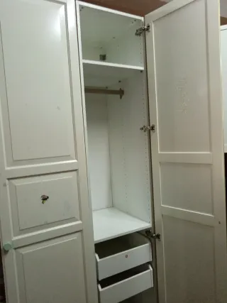 Armario 4 puertas blanco