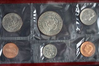 cartera USA US Mint 1988 D&P Monedas juego America