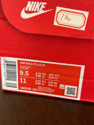 Nike Air Max Plus Tuned Negras