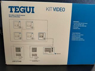 Kit Videoportero Tegui Sfera New 1 Vivienda 2 Hilo