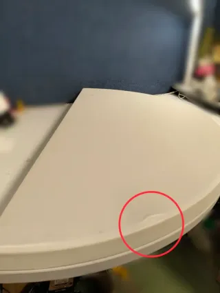 Gardiun Mesa Plegable Redonda KJM120R 122x74cm