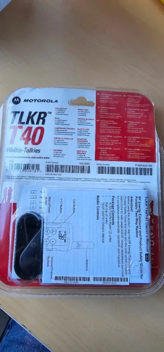Walkie-Talkies Motorola TLKR T40 (2 uds)