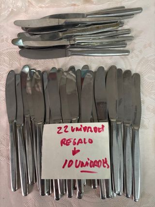 Lote Tenedor y Cuchillo Postre