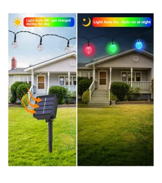Guirnalda Solar Realky 13.2M 60 Luces LED exterior
