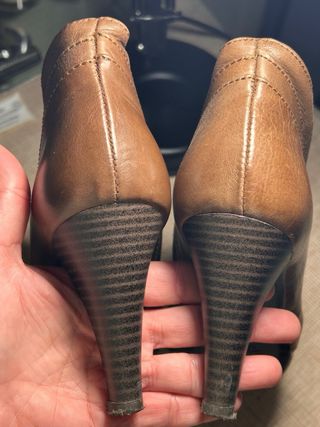 Botines Strover Piel Camel Talla 38