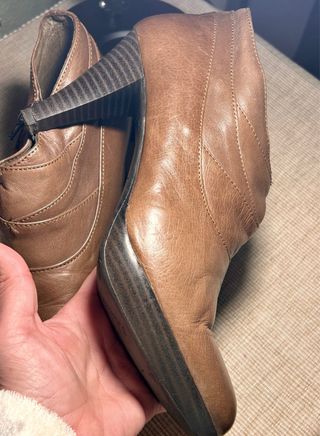 Botines Strover Piel Camel Talla 38