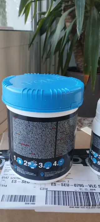 EPODEX Pintura para Baldosas 2K Polar White