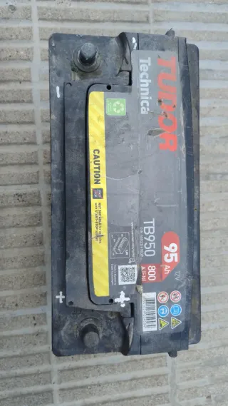 Batería TUDOR 95Ah 12V TB950