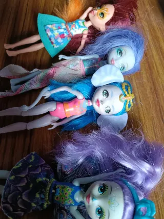 Lote 4 Muñecas Fantasía