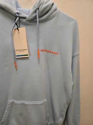 Felpa Scotch & Soda Azzurra Taglia XS