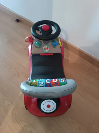 Correpasillos infantil con volante y engranajes