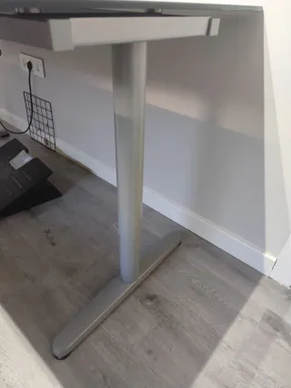 Mesa de oficina cristal negro