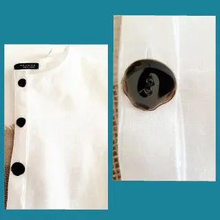 Blusa Zara lino talla M