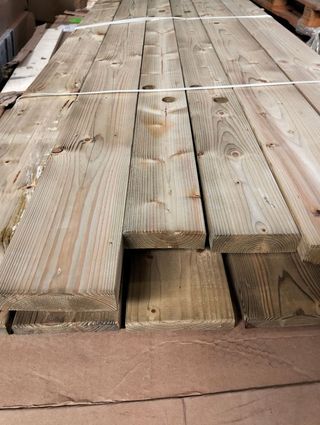 Mesa picnic madera 165x154x75 cm Essential 6-8