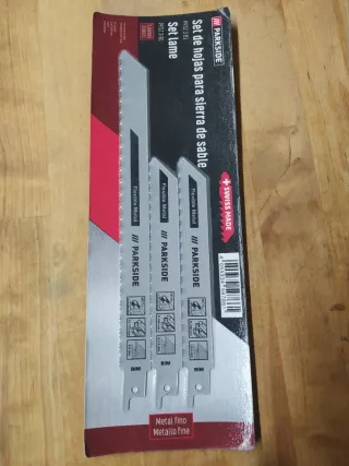 Set 3 Hojas Sierra Sable Parkside