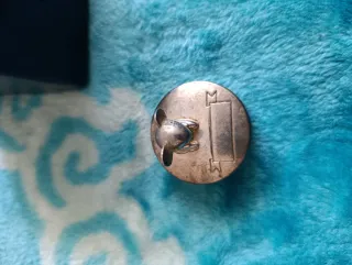 Caja joyero azul y dorada