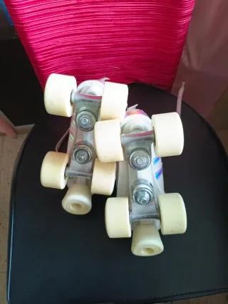 Patines 4 ruedas Oxelo Decathlon Blanco T30/31