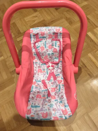 Hamaca para muñecas con estampado de animales