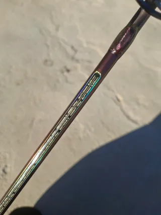 Conjunto de cañas y carrete de pesca