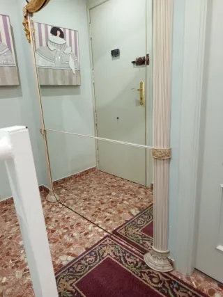 Espejo entrada dorado con adornos