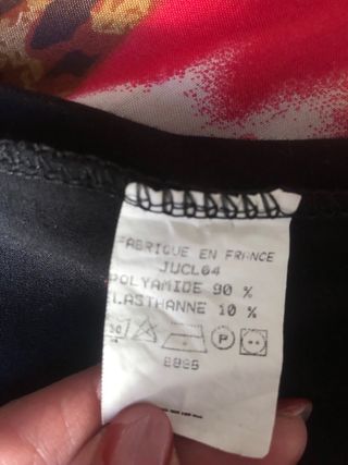 Falda Jolina encaje granate Talla XS