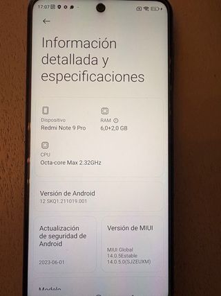 Xiaomi Redmi Note 9 Pro Grigio 128GB