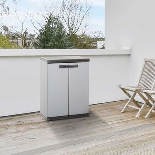 Mobile basso in resina Gardiun Sintra Grigio 90/2/tp