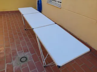 Mesa plegable aluminio exterior