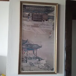 Conjunto 2 Quadros Estilo Oriental Clássico