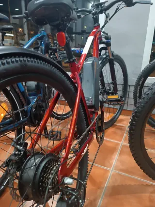 Bicicleta Eléctrica GASOTOM 5 Roja. 36 v 12 AH