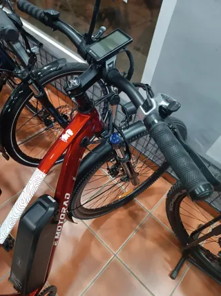 Bicicleta Eléctrica GASOTOM 5 Roja. 36 v 12 AH