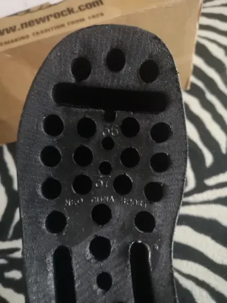 Suole New Rock Nuove Nere