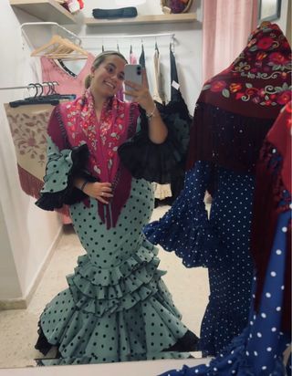 Traje de flamenca Macu Talla 40