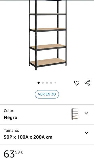 Scaffale SONGMICS a 5 livelli, capacità di carico 600 kg