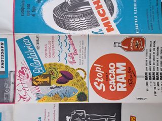 Ref.465 Folleto turístico Barcelona Tours vintage