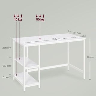 VASAGLE Escritorio, Mesa de Ordenador