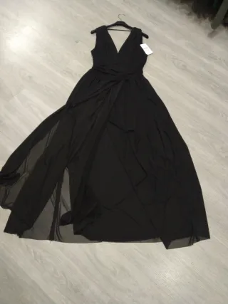 Vestido largo REBELDE'S negro