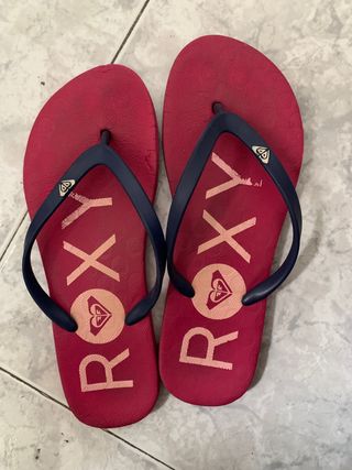 Chanclas Roxy Rojas y Rosas