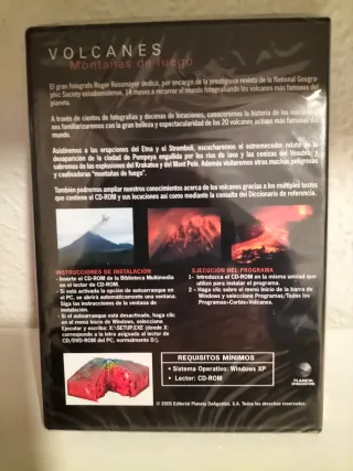 DVD National Geographic "Volcanes"Nuevo-Precintado