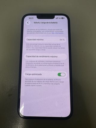 iPhone 13 84% Batería Original Negro
