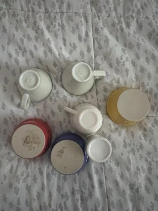 Set Tazzine e Ciotole Ceramica Anni '90