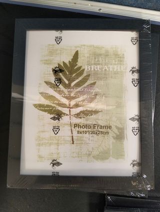 SONGMICS Marcos Fotos 10 Piezas Negro