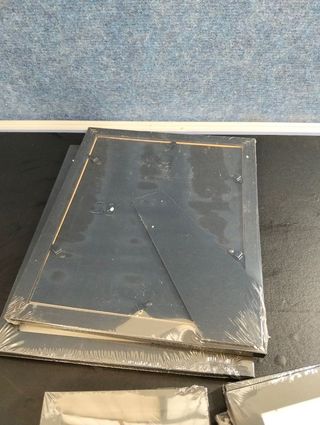 SONGMICS Marcos Fotos 10 Piezas Negro