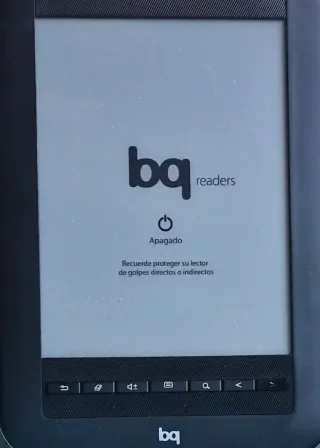 Libro Electrónico BQ Negro/Gris