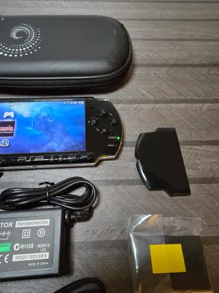 PSP Slim 3004 Japón Edición Negra