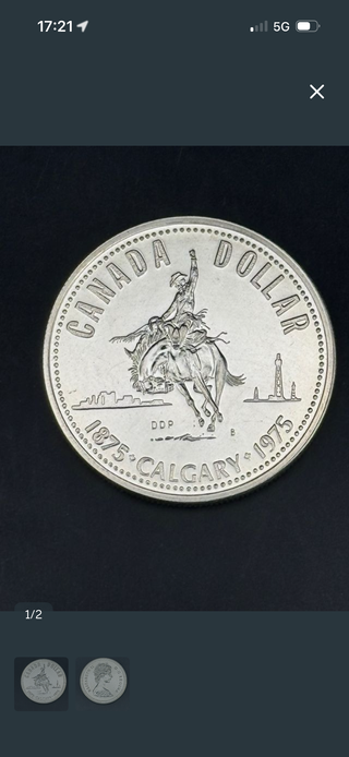 1 Dólar Canadá 1975