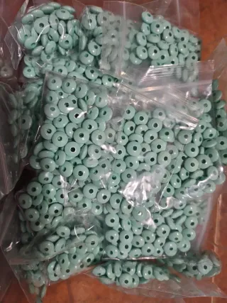 500 Lentejitas de madera menta