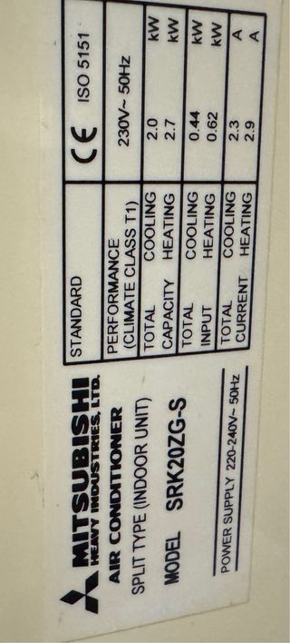 Placa electrónica aire acondicionado Mitsubishi