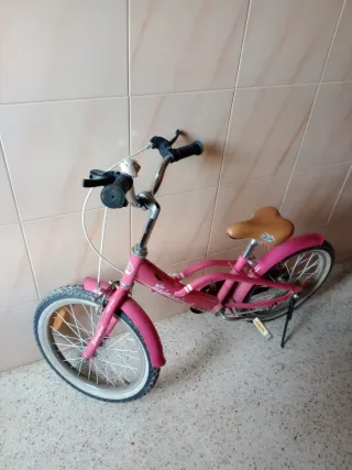 Bicicleta infantil rosa