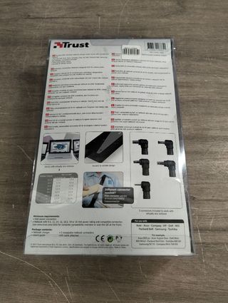 Trust 16665 Cargador Universal 65W para Portátiles